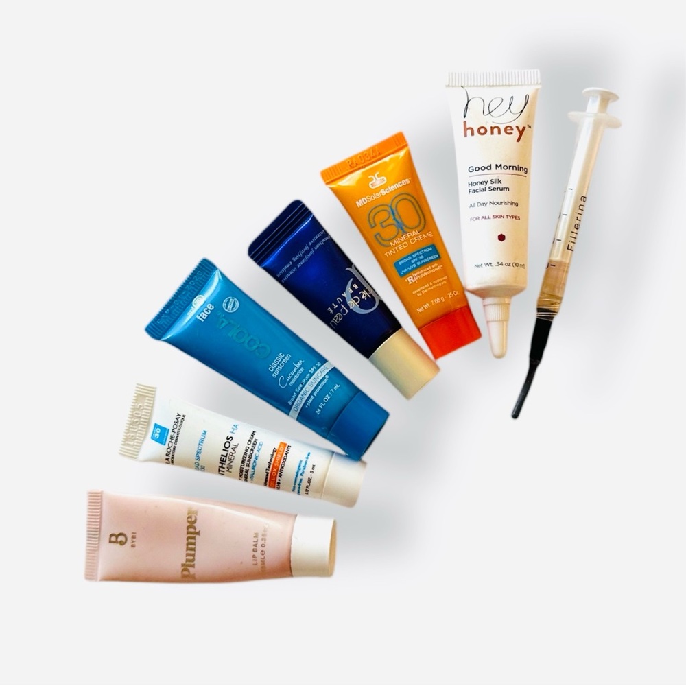 7 High-End Facial Serum & Cream Set - Travel Size